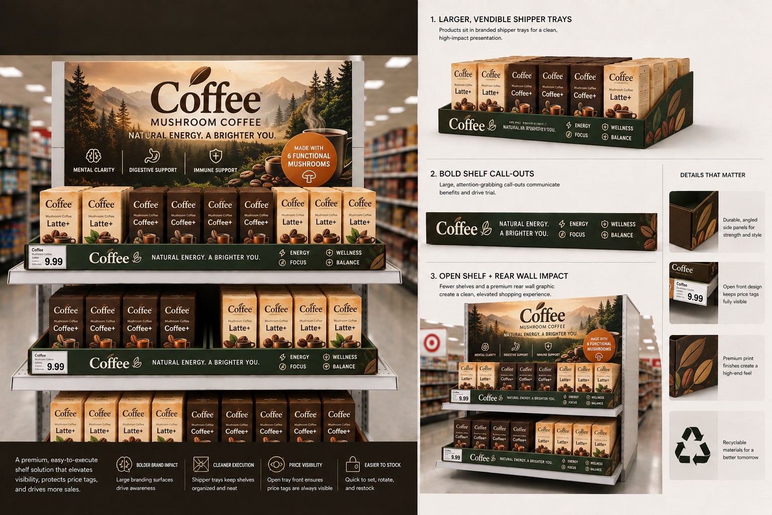 Ryze Mushroom Coffee — AI concept